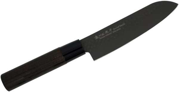 Satake Tsuhime Black Nóż mini Santoku 15 cm