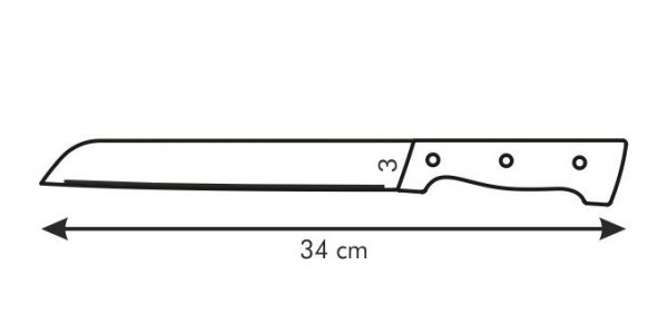 Nóż do chleba  HOME PROFI 21 cm Tescoma