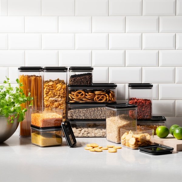 Bodum pojemniki kuchenne w zestawie Canteen 12 szt.  Black