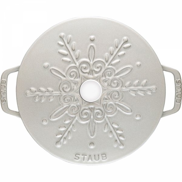 Garnek żeliwny Okrągły Snowflake 3.6l Truflowy Special Cocotte Staub