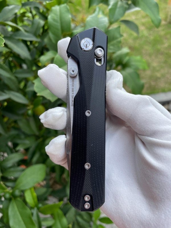 Nóż KNIVESPL The First Black G10 MagnaCut