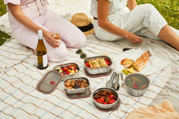 BB-Lunchbox stalowy 0,9l. Multifunction