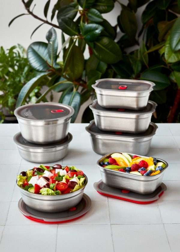 BB-Lunchbox stalowy okrągły 0,95l. Multifunction