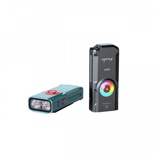 Latarka LED E06R turkusowa