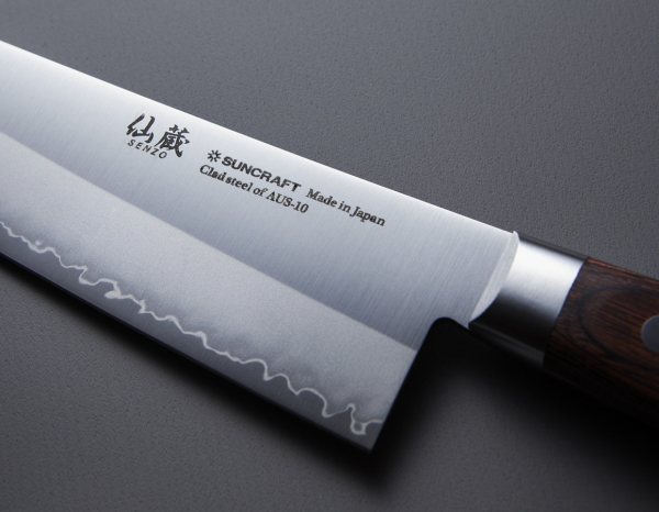 Nóż Kuchenny Suncraft Senzo Clad Santoku 167 Mm uniwersalny