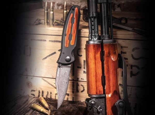 Nóż Böker Solingen Kalashnikov Bayonet Damast
