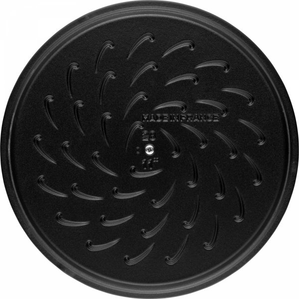 żeliwna Patelnia Do Duszenia Z Pokrywką 24 Cm, Zielony Staub