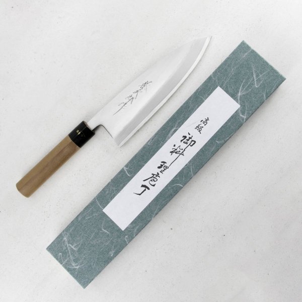 Tojiro Aogami Damascus Nóż Deba 21cm