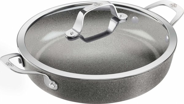 BALLARINI SALINA CERAMIC Patelnia 2H Z Pokrywką 28 Cm Salina Ceramic
