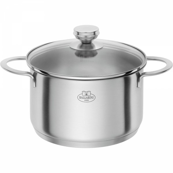 Garnek Wysoki Z Pokrywką 3.5l Ancona Ballarini