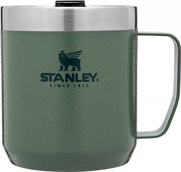 Kubek kempingowy z pokrywką - zielony - 0.35L / STANLEY