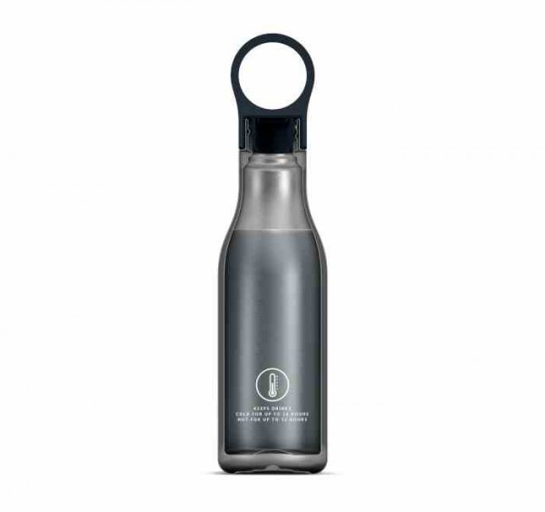 JJ - Butelka termiczna stalowa 500ml Loop™, niebie