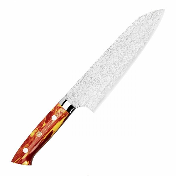 Takeshi Saji Red Turquise R2 Nóż Santoku 18 cm