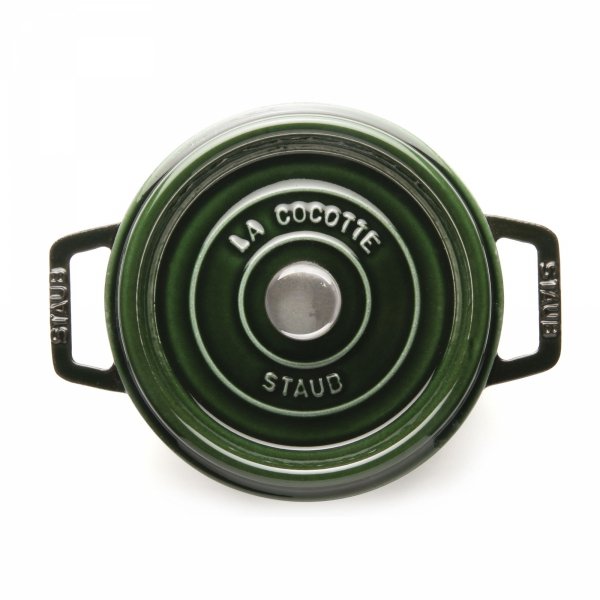 Garnek żeliwny Okrągły 1.7l Zielony La Cocotte Staub