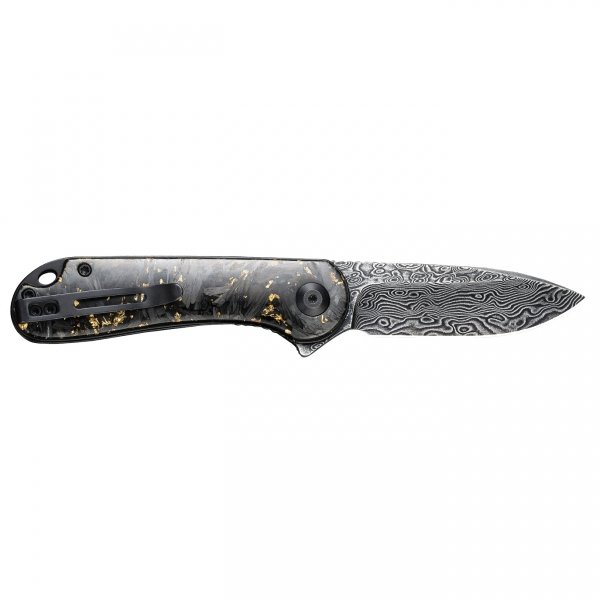 Nóż składany Civivi Elementum C907C-DS1 shredded carbon fiber / golden  black