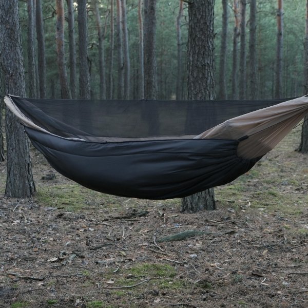 Podpinka Underquilt TigerWood Marra 2.0 Climashield Apex 4.0 200 cm, czarna