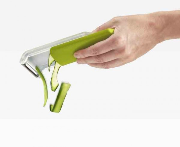 JJ - Obieraczka z pojemnikiem PeelStore™, zielona
