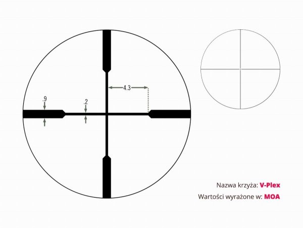 Luneta celownicza Vortex Diamondback 3,5-10x50 1'' BDC/V-PLEX