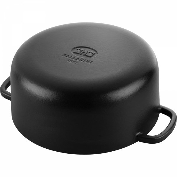 Garnek żeliwny Okrągły 5.5l Czarny Bellamonte Ballarini