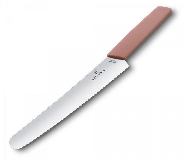 Nóż do chleba i ciast, ostrze ząbkowane, 22 cm, różowy Victorinox  6.9076.22W5B