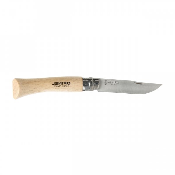 Nóż składany Opinel 7 inox buk w blistrze