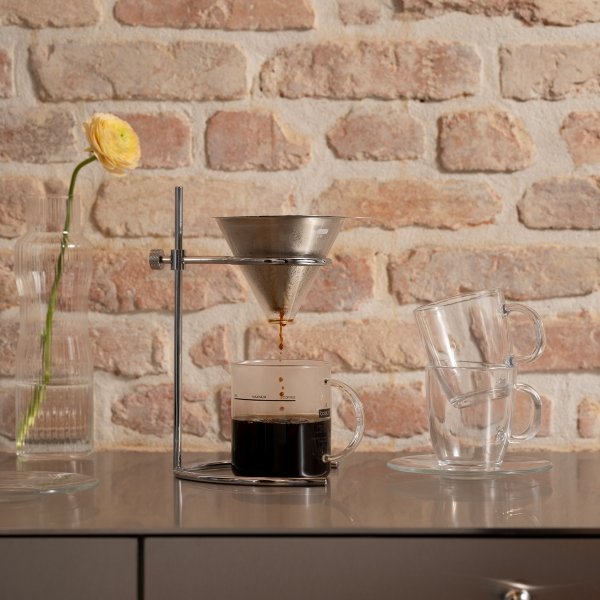 Bodum stacja do parzenia kawy z filtrem stałym Pour Over 0.5 L Chrome