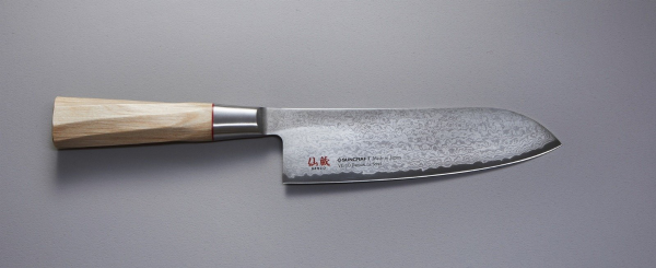 Nóż kuchenny Suncraft SENZO TWISTED OCTAGON Santoku 167 mm
