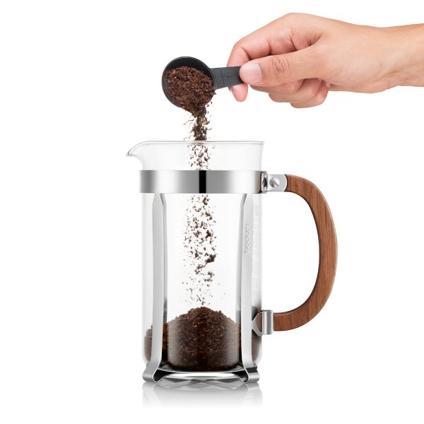 Bodum zaparzacz tłokowy french press Chambord 1L Walnut wood