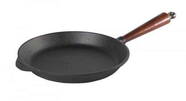 Patelnia do smażenia okrągła 26cm,drewniana rączka