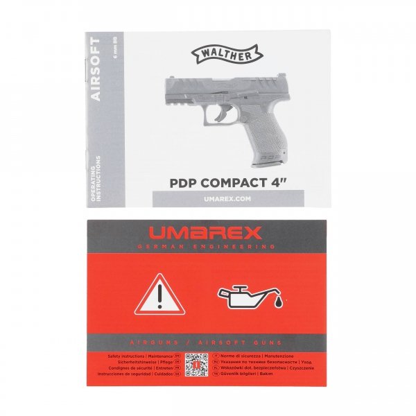 Replika pistolet ASG Walther PDP Compact 4&quot; Set 6 mm BB CO2 {|2 J
