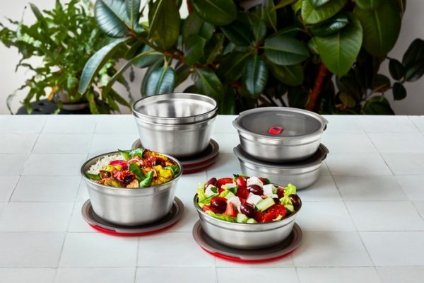BB-Lunchbox stalowy okrągły 0,95l. Multifunction