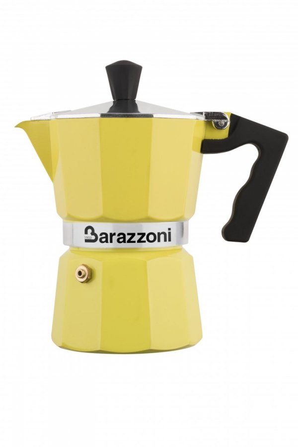 Kawiarka LA CAFFETIERA - 3tz - żółta /Barazzoni