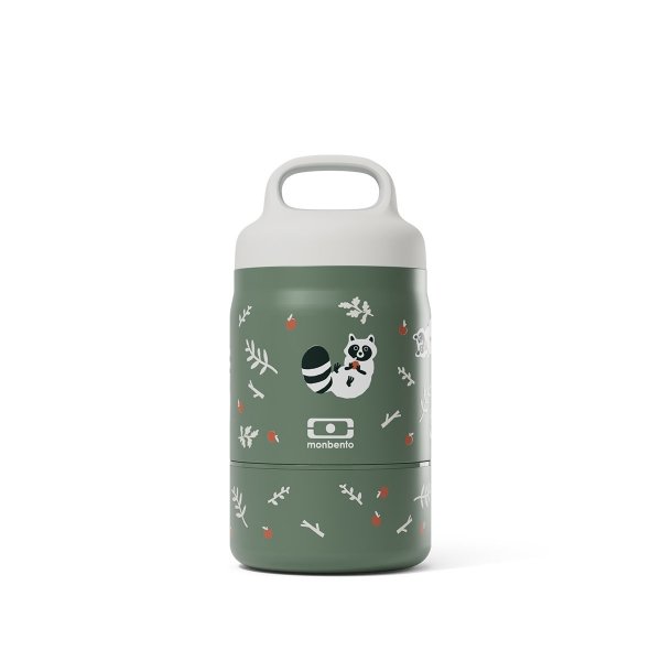 Monbento termos obiadowy dla dzieci Handy 500ml Green Raccoon