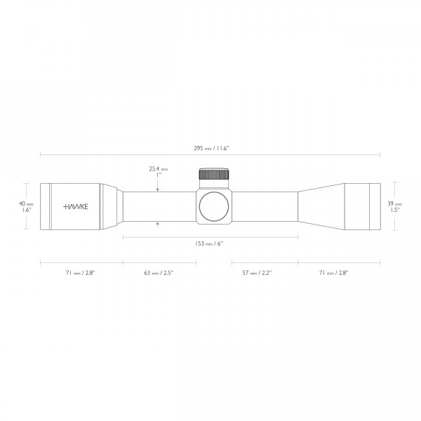 Luneta celownicza Hawke Vantage 1&quot; 4x32 30/30