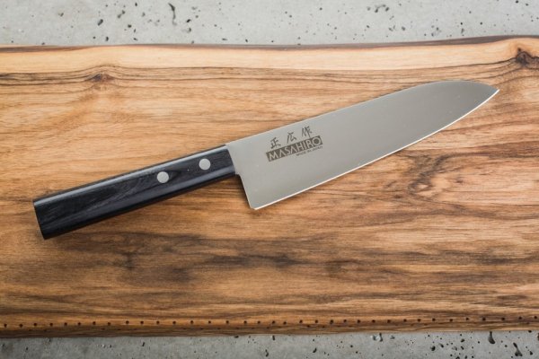 Nóż Masahiro Sankei Chef 180mm Czarny [35842]