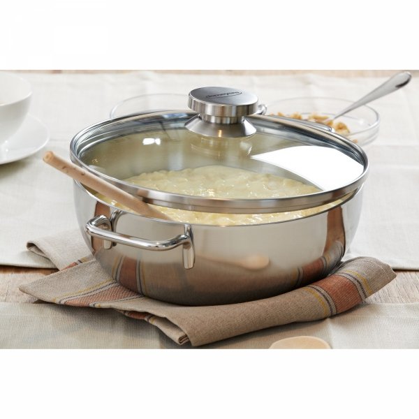 Patelnia Głęboka 2H Z Pokrywką 28 Cm Apollo 7 Demeyere