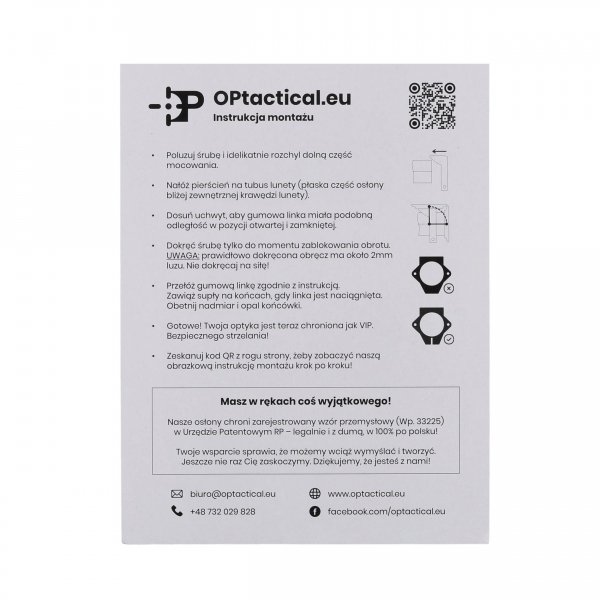 Osłony lunety OPtactical do Primary Arms SLx 1-8x24 (2 sztuki)