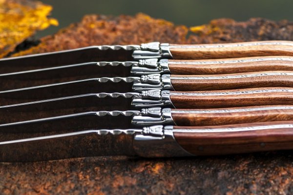 Noże Laguiole do steków Luxury Line  Pakka Wood  6 szt.