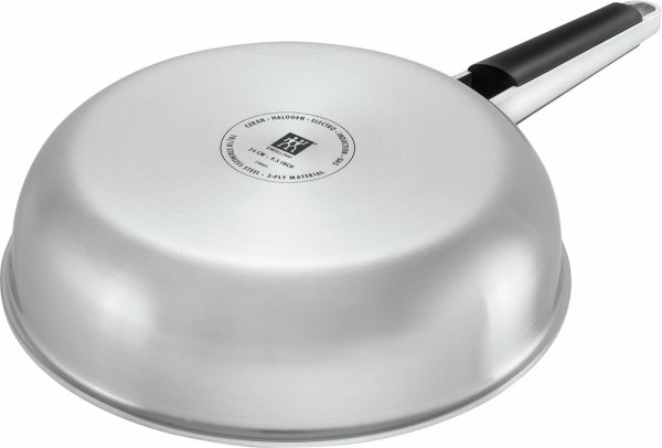 Zwilling Pure Patelnia Indukcyjna Płytka - 28 Cm, Srebrny Pure