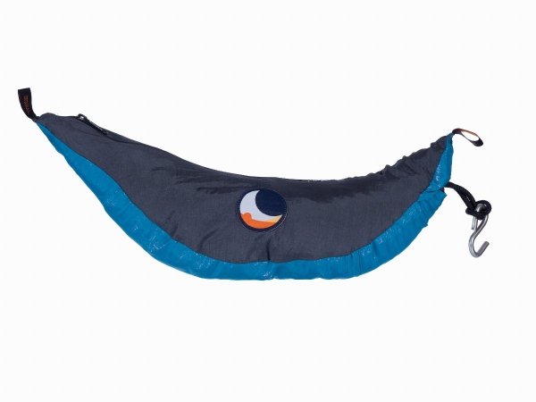 Hamak Ticket To The Moon dwuosobowy błękitno-szary