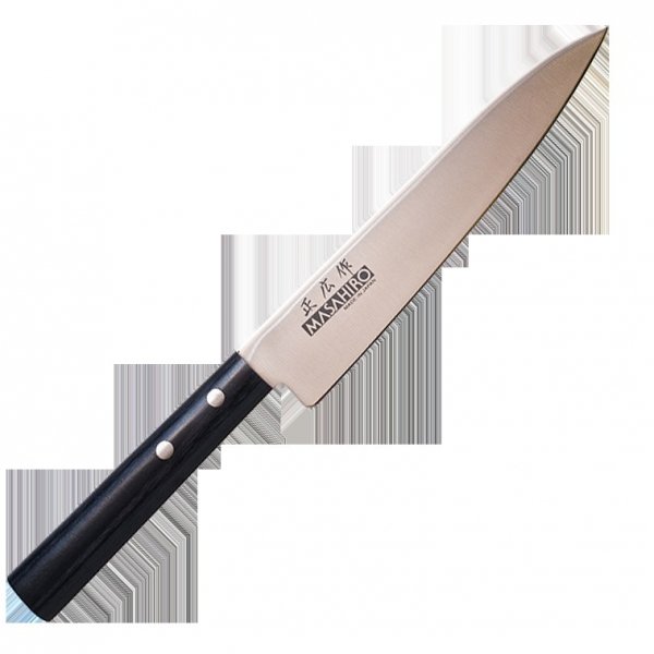 Nóż Masahiro Sankei Utility 150mm Czarny [35845]
