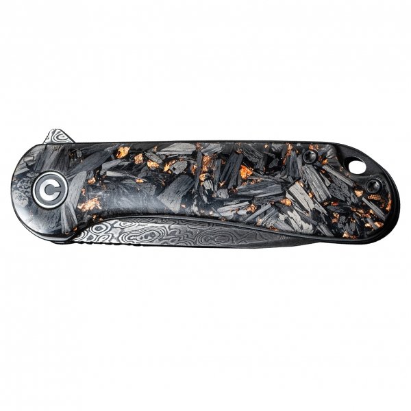 Nóż składany Civivi Elementum C907C-DS3 shredded carbon / copper