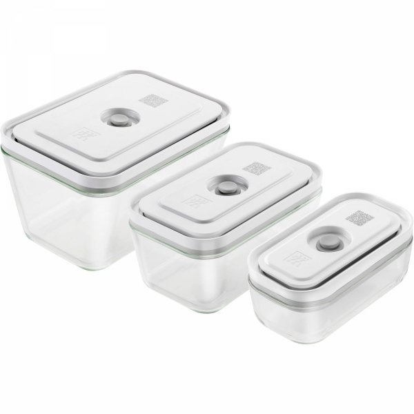 Zestaw 3 Szklanych Pojemników Prostokątnych Fresh & Save Zwilling