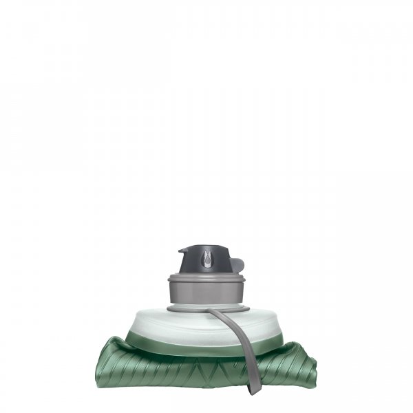 Butelka składana HydraPak Flux Bottle 1 L - sage green
