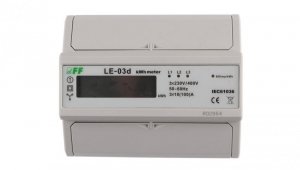Licznik energii elektrycznej 3-fazowy 100A 230/400V z wyświetlaczem LCD MID LE-03D