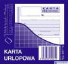 507-6 Karta urlopowa MICHALCZYK&PROKOP 2/3 A6 40 kartek