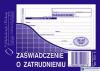 502-5 Zaświadczenie o zatrudnieniu MICHALCZYK&PROKOP A6 80 kartek