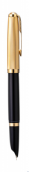 Pióro wieczne (F) - 18K PARKER 51 DELUXE BLACK GT 2123511, giftbox