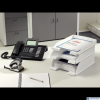 Półka na dokumenty Leitz Plus - Jumbo, przezroczysty, mleczny 52330003