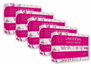Papier xero A4 Universal 75g  karton 5 ryz białość 160